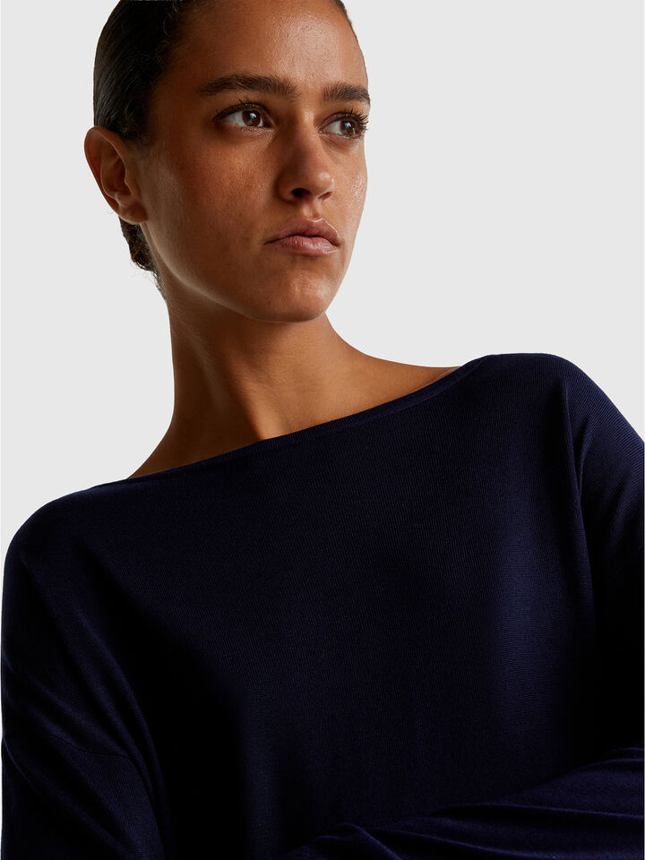 BOAT-NECK SWEAT.L/S Women image number 4
